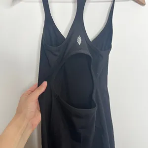 Free People Movement Let’s Bounce One Piece Jumpsuit Black Womens XS thumbnail 10