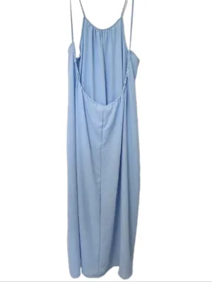Womens Spaghetti Strap Maxi Dress Size Large Oversized Lightweight Beach NEW thumbnail 3