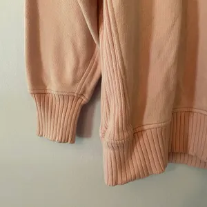 Aerie Pink Ribbed Oversized Crewneck Pullover Sweatshirt Loungewear Women Small thumbnail 4