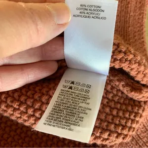 Lucky Brand Brick Red V-Neck Pullover Sweater L thumbnail 7