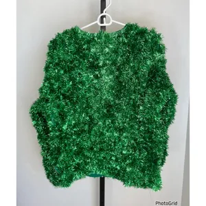 Tipsy Elves WOMEN'S BRISTLE BABE UGLY CHRISTMAS CARDIGAN SWEATER New 1X thumbnail 3
