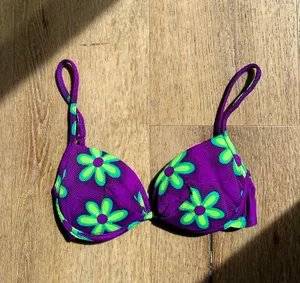 ✨Retro vintage swim top Purple thumbnail 3