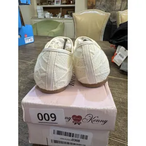 Penny Loves Kenny Knot Lace Ballet Flat White/Ivory‎ Size 8 Embroidered Fairy thumbnail 5