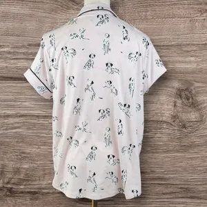 Kate Spade Women's Sz LRG Dalmations Dogs Pajama Top Sleepwear thumbnail 4