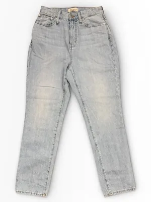 Madewell The Curvy Perfect‎ Vintage Jean Light Wash High Rise Mom Cotton Size 26 thumbnail 1