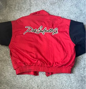 Dale Earnhardt Junior Budweiser Nascar Racing Jacket thumbnail 4