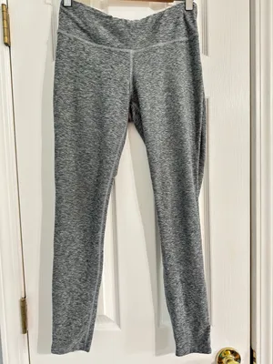 New Balance NBDry Gray Space Dye High Rise Athletic Leggings Women’s Medium M thumbnail 2