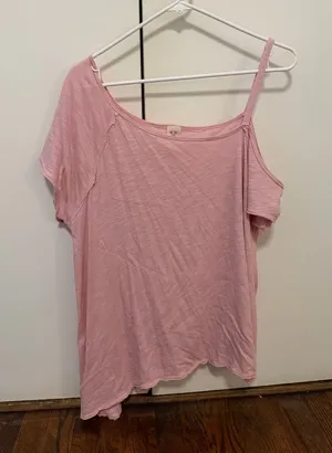 Free People Off-The-Shoulder Flowy Top thumbnail 1