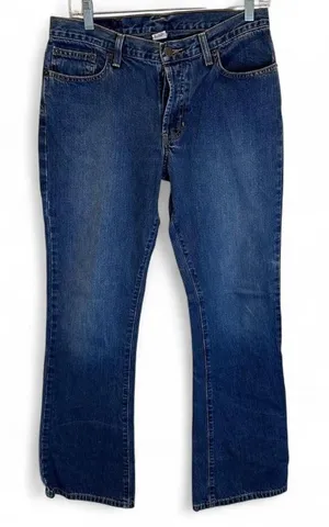 Abercrombie 1892 Vintage 2000s Y2K Bootcut Jeans Medium Wash 4R Button Fly Denim thumbnail 1