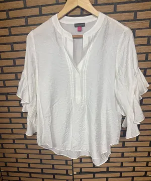Vince Camuto white blouse size small thumbnail 1