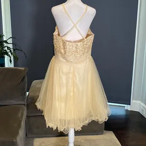 Women’s Sleeveless Short Prom Party Dress Size 14 NWT *READ DESCRIPTION thumbnail 4