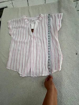 NWT Blu Pepper Women’s -top Floral Pink Size M thumbnail 7