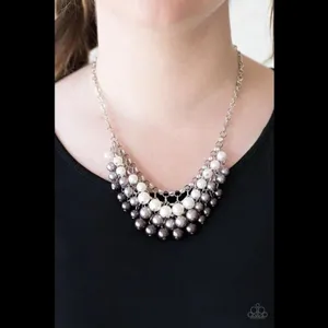 Paparazzi ♥ Lets Be Mermaids - Silver Necklace thumbnail 2