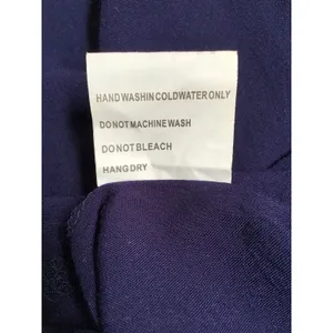 Women’s Solitaire Navy Long Sleeve Floral Embroidered Tunic Top Size Medium thumbnail 6