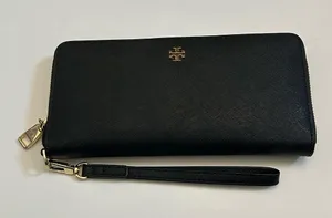 Tory Burch sapphire leather wallet black thumbnail 10
