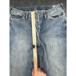 Gap Low Rise 90s Loose Lace Up Jeans Womens 30 Light Wash Wide Leg Y2K thumbnail 6