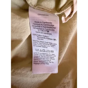 Madewell Womens Large Pale Sage Green Cotton Button Down Shirt Oversized Pocket thumbnail 7