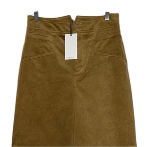 NWT 7 for all mankind Brown Corduroy Wide Leg Jeans SZ-26 thumbnail 5