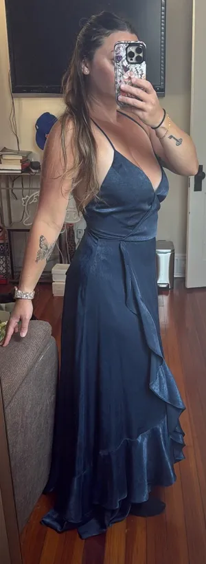Lulus Dress Blue Gown thumbnail 2