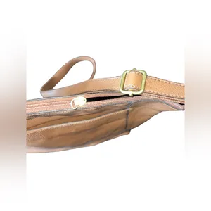 Fossil Brown Leather Crossbody Bag thumbnail 6