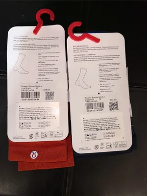 NEW lululemon Power Stride Crew Socks Bundle medium unisex crew socks thumbnail 3