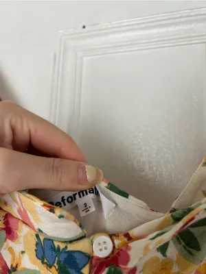 Reformation Tancy Dress in Daria Sz 2 floral thumbnail 9