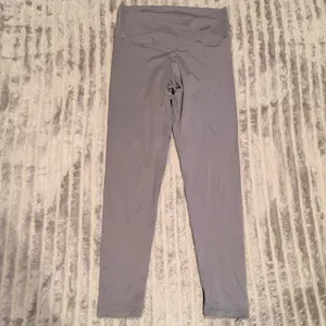Unbranded Gray V-Crossover Waistband Leggings Yoga‎ Athletic Pants thumbnail 2