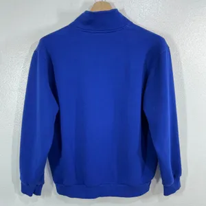 Lululemon Steady State Mens Small 1/2 Pullover Fleece Sweatshirt‎ Royal Blue thumbnail 4