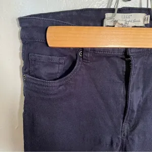 L.O.G.G. H&M Women's‎ Size 6 Skinny Chino Pant Navy Blue Stretch Cotton thumbnail 8