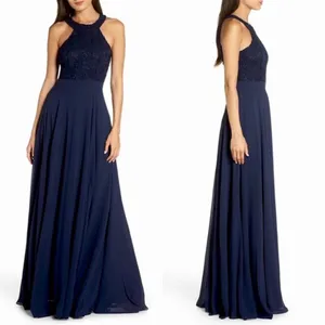 Lulus ✨ Picture Perfect Navy Blue Lace Maxi Dress✨ thumbnail 2