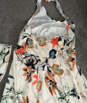 Halter Top & Shorts Shein Floral Print thumbnail 6