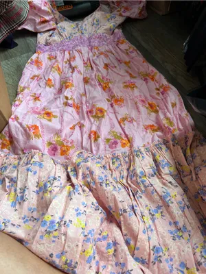 Love Shack Fancy Angie floral Midi Dress size 8 thumbnail 11