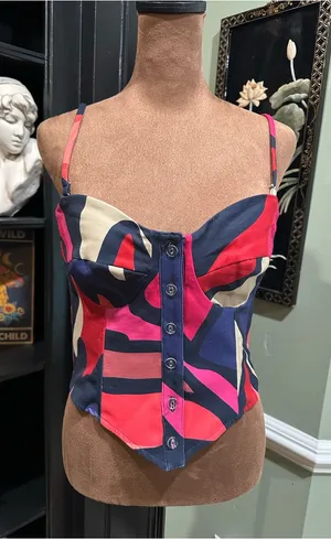 RESA Sienna Bustier Crop Tank Top – Size Small thumbnail 1