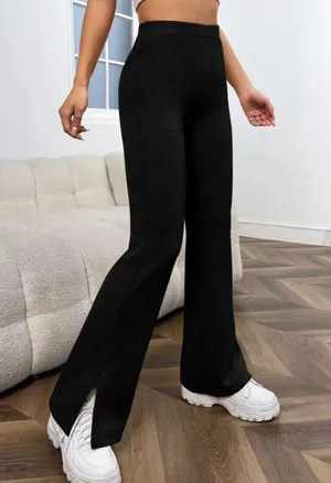 SheIn Black High Waist Pants thumbnail 1