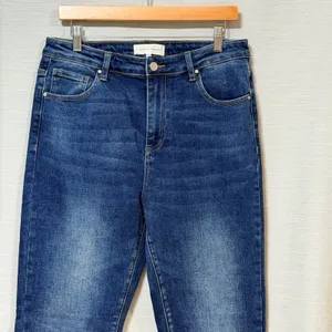 Risen Jeans Womens High Rise Skinny Dark Wash Stretch Denim RDP5556 Size 15/32 thumbnail 3