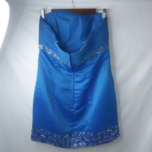 Mori Lee 13/14 Lapis Strapless Prom Dress thumbnail 4