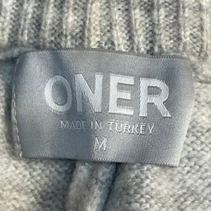 Oner Active Women's Gray Knit High Waisted Wide Leg Baggy Palazzo Sweat Pants Size M thumbnail 4