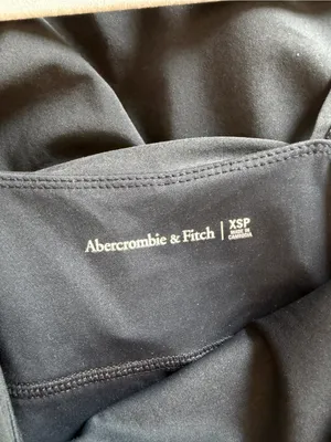 Abercrombie & Fitch Traveler Mini Dress Athletic Shorts XS Petite Black thumbnail 6