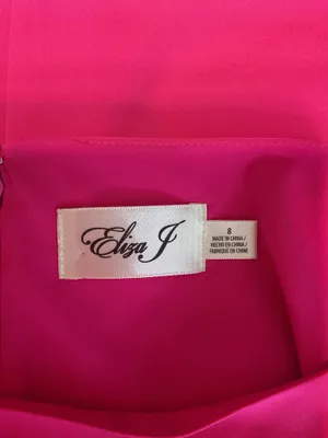 Eliza J Hot Pink Sheath Dress Size 8 thumbnail 6