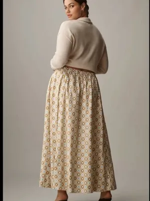 Anthropologie Maxi skirt nwt medium thumbnail 2