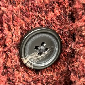 American Eagle Outfitters medium Button Front Waffle Knit Cardigan w/pockets thumbnail 5