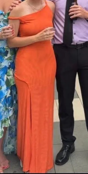 Orange maxi dress Size XS thumbnail 1