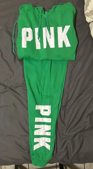 Pink jacket and jogger set thumbnail 1
