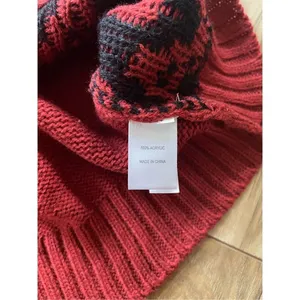 NWT Knitted mini dress L Red Size L thumbnail 4