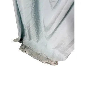 A.L.C. Frank Layla Gown Cascade Light Blue Pleated Satin Maxi Dress Size 8 thumbnail 7