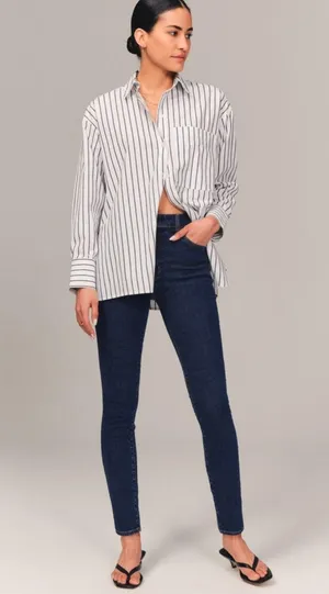 Abercrombie High-Rise Super Skinny Ankle Jeans thumbnail 2