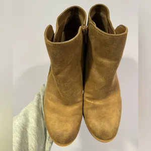 Fergalicious brown heel booties‎ thumbnail 2