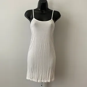 David Lerner Flowy Beachy Relaxed Coastal Clean Sheer Dress Set M White thumbnail 4