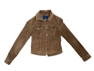Aeropostale brown, x-small, denim jacket thumbnail 1