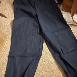 J Jill‎ linen blue cropped blue pants small thumbnail 2
